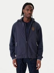 Aeronautica Militare Kurtka przejściowa 261AF0519UCT04291 Granatowy Regular Fit. Niebieskie bluzy bez kaptura męskie AERONAUTICA MILITARE, m, bez wzorów, z syntetyku, bez kaptura. Za 799.99 zł.