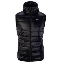 Kamizelka bezrękawnik męski Hi-Tec Hanon Vest - czarna, Rozmiar M. Czarne kamizelki męskie Hi-tec, m, z nylonu. Za 94.99 zł.