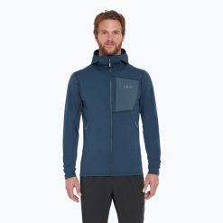Bluza męska Rab Superflux Hoody. Zielone bluzy bez kaptura męskie RAB, m, z materiału. Za 379.99 zł.