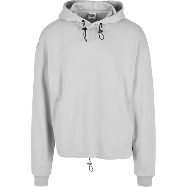 Bluza z kapturem Urban Classics Sport. Szare bluzy sportowe męskie Urban Classics, bez wzorów, sportowe, bez kołnierzyka, bez ramiączek. W wyprzedaży za 164.50 zł.