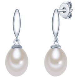 Valero Pearls Kolczyki sztyfty z perłą srebro wysokiej próby Perła hodowlana słodkowodna srebrny 1 ct Damski. Szare kolczyki damskie Valero Pearls, z perłą, srebrne, na sztyftcie. Za 239.99 zł.