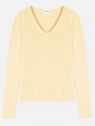 Perfect Cashmere Kaszmirowy sweter "Gaby" w kolorze jasnożółtym rozmiar: M. Żółte swetry klasyczne damskie Perfect Cashmere, m, z kaszmiru, bez kołnierzyka. Za 362.85 zł.