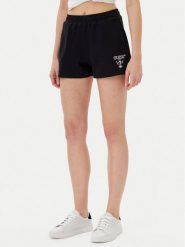 Guess Szorty sportowe V5GD19 KC3D2 Czarny Relaxed Fit. Czarne spodenki sportowe damskie Guess, m, z syntetyku. Za 159.99 zł.