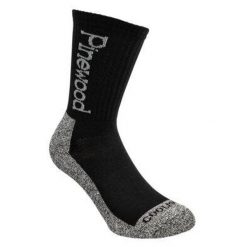 Skarpety trekkingowe Pinewood Coolmax Medium 2 pary. Czarne skarpetki męskie Pinewood, bez wzorów. Za 79.99 zł.