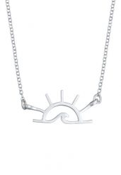 Elli Damska zawieszka wschód słońca zawieszka motyw lata w srebrze 925 Sterling Silver Naszyjniki 1 ct Damski. Szare naszyjniki damskie Elli, na imprezę, srebrne. Za 283.99 zł.