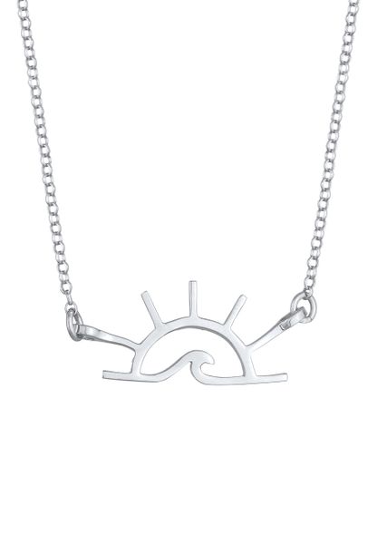 Elli Damska zawieszka wschód słońca zawieszka motyw lata w srebrze 925 Sterling Silver Naszyjniki 1 ct Damski. Szare naszyjniki damskie Elli, na imprezę, srebrne. Za 283.99 zł.