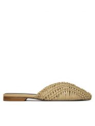 Patrizia Pepe Klapki 8Z0140/L109 Beżowy jasny. Brązowe klapki damskie Patrizia Pepe, bez wzorów, ze skóry, bez obcasa. Za 1,249.00 zł.