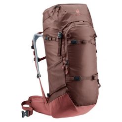 Plecak Deuter RISE 32+ SL damski 32+8L anatomiczny materiały w 100% z recyklingu. Czerwone plecaki damskie Deuter, bez wzorów, sportowe. Za 734.99 zł.