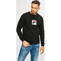 Fila - Bluza. Czarne bluzy bez kaptura męskie Fila, m, z bawełny. W wyprzedaży za 199.90 zł.