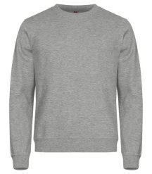 Clique Miami Roundneck – uniseks bluza z bawełny i poliestru z recyklingu, Grey. Szare bluzy bez kaptura męskie CLIQUE, xl, z bawełny. Za 164.62 zł.