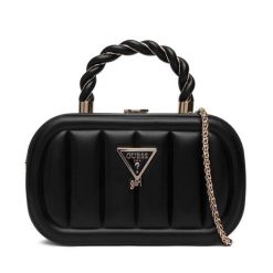 Torebka Guess. Czarne torebki klasyczne damskie Guess, z aplikacjami, bez dodatków. Za 299.99 zł.