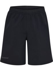 Szorty Hummel Blaze26 Athleisure. Czarne szorty damskie HUMMEL, bez wzorów, z materiału, klasyczne, z standardowym stanem. Za 245.00 zł.