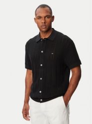 Tommy Hilfiger Koszula MW0MW43249 Czarny Regular Fit. Czarne koszule męskie Tommy Hilfiger, m, bez wzorów, z bawełny, bez kołnierzyka, bez ramiączek. Za 649.99 zł.