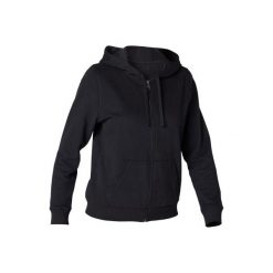 Bluza na zamek z kapturem Gym & Pilates 520 damska. Czerwone bluzy sportowe damskie DOMYOS, xs, z bawełny. Za 59.99 zł.