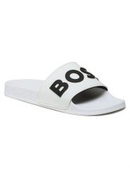 Hugo Boss Klapki w kolorze białym rozmiar: 44. Białe klapki i japonki męskie Hugo Boss. Za 230.95 zł.