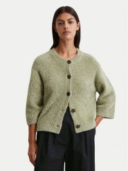 Marc O'Polo Kardigan 506 6045 61059 Zielony Relaxed Fit. Zielone kardigany damskie Marc O´Polo, xs, bez wzorów, z bawełny. Za 549.99 zł.