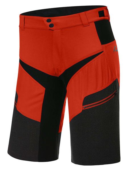 Protective Szorty kolarskie "Life is wild" w kolorze czarno-czerwonym rozmiar: XL. Czarne szorty męskie Protective, z materiału, bez kołnierzyka. Za 122.95 zł.