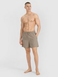 4F Spodenki plażowe boardshorty męskie - khaki XXL. Brązowe szorty męskie 4f, na lato, bez wzorów, z syntetyku, wakacyjne. W wyprzedaży za 59.99 zł.