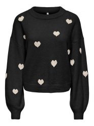 ONLY Sweter w kolorze czarnym rozmiar: S. Czarne swetry klasyczne damskie Only, s, bez kołnierzyka. Za 100.45 zł.
