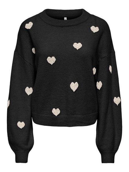 ONLY Sweter w kolorze czarnym rozmiar: S. Czarne swetry klasyczne damskie Only, s, bez kołnierzyka. Za 100.45 zł.