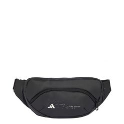 Torba Hybrid Waist. Czarne torebki klasyczne damskie Adidas, z aplikacjami, z materiału, zdobione, bez dodatków. Za 109.00 zł.