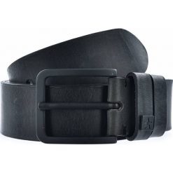 Czarny Skórzany Pasek Męski Big Star. Czarne paski męskie Big Star Accessories, z aplikacjami, ze skóry, eleganckie. Za 139.00 zł.