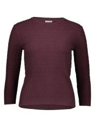 Gerry Weber Sweter w kolorze bordowym rozmiar: 42. Czerwone swetry klasyczne damskie Gerry Weber, bez kołnierzyka. Za 143.56 zł.