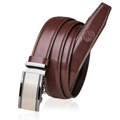 Skórzany pasek BETLEWSKI AUTO-LIC30 BR 100_K3 brązowy. Brązowe paski męskie Betlewski, bez wzorów, z materiału. Za 109.00 zł.