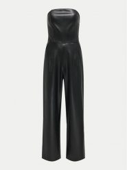 ONLY Kombinezon Rima 15330187 Czarny Regular Fit. Czarne kombinezony damskie Only, xs, bez wzorów, ze skóry, bez kołnierzyka, bez ramiączek. Za 109.99 zł.