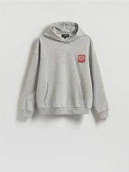 Bluza z kapturem SUPERMAN™ - jasnoszary. Szare bluzy z kapturem męskie Reserved, l, z bawełny. Za 179.99 zł.