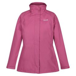 Kurtka Ocieplana Damska Blanchet II Przeciwdeszczowa. Fioletowe kurtki przeciwdeszczowe damskie Regatta, xl, z kapturem. Za 147.99 zł.