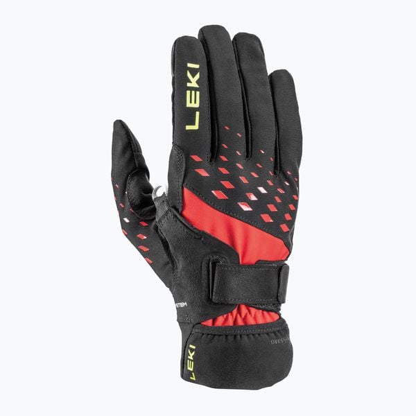 Rękawiczki do nordic walking LEKI Ultra Trail Storm Shark. Czarne rękawiczki damskie LEKI, bez wzorów. Za 345.10 zł.
