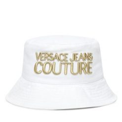 Kapelusz Versace Jeans Couture. Białe kapelusze damskie Versace Jeans Couture, bez wzorów, z jeansu. Za 319.99 zł.