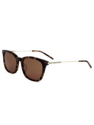 DKNY Damskie okulary przeciwsłoneczne w kolorze złoto-brązowym rozmiar: 52. Brązowe okulary przeciwsłoneczne damskie DKNY. Za 193.24 zł.