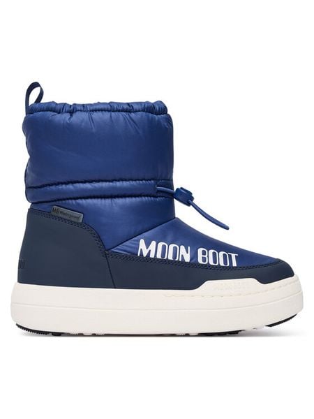 Moon Boot Śniegowce Jr Park Tube Mid Wp 80D3440090 D Granatowy. Niebieskie kozaki dziewczęce Moon Boot, bez wzorów, ze skóry, bez obcasa. Za 499.99 zł.
