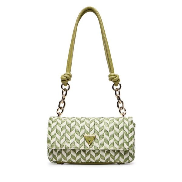 Torebka Guess. Zielone torebki klasyczne damskie Guess, z aplikacjami, bez dodatków. Za 639.99 zł.