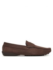 Pollini Mokasyny SB10402G0MUV0301 Brązowy. Brązowe mokasyny męskie Pollini, z nubiku. Za 799.99 zł.