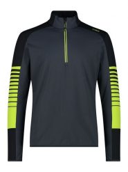 CMP Bluza polarowa w kolorze szaro-limonkowo-czarnym rozmiar: 54. Szare bluzy bez kaptura męskie CMP, z materiału. Za 156.98 zł.