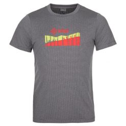 Męska koszulka outdoorowa Kilpi GIACINTO-M. Brązowe t-shirty sportowe męskie Kilpi, m, z materiału, bez ramiączek, do biegania. Za 70.90 zł.