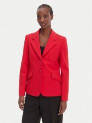 JOOP! Marynarka Jil2 30102036 Czerwony Regular Fit. Czerwone marynarki i żakiety damskie Joop!, bez wzorów, z wiskozy. Za 1,599.00 zł.