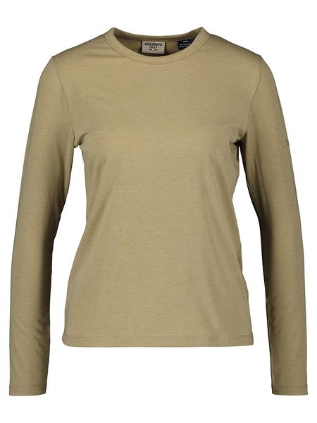 DOLOMITE Koszulka funkcyjna "Pelmo" w kolorze beżowym rozmiar: M. Brązowe bluzki sportowe damskie Dolomite, m, z bawełny, bez kołnierzyka, bez ramiączek. Za 74.11 zł.