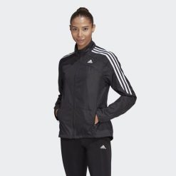 Kurtka damska adidas Marathon 3-Bandes. Czarne kurtki damskie Adidas, xs, bez wzorów, z materiału, bez kaptura. W wyprzedaży za 273.55 zł.