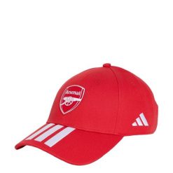 CZAPKA Z DASZKIEM ARSENAL FC. Białe czapki męskie Adidas, bez wzorów, z bawełny. Za 99.95 zł.