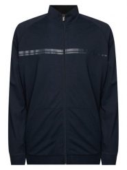 BOSS Bluza Authentic Jacket Z 50554779 Granatowy Regular Fit. Niebieskie bluzy bez kaptura męskie Boss, m, z bawełny. Za 429.99 zł.