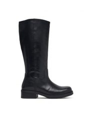Vagabond Shoemakers Kozaki Karlie 6115-001-20 Czarny. Czarne kozaki damskie Vagabond Shoemakers, ze skóry, bez obcasa, na płaskiej podeszwie. Za 1,169.00 zł.
