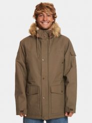 Quiksilver Kurtka zimowa Long Trip Jckt EQYJK03988 Brązowy Regular Fit. Brązowe kurtki męskie Quiksilver, na zimę, m, bez wzorów, z bawełny, bez kaptura. Za 769.99 zł.