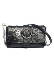 Pia Sassi Skórzana torebka "Monte Soro" w kolorze czarnym - 20 x 12 x 6 cm rozmiar: onesize. Czarne torebki klasyczne damskie Pia Sassi, bez wzorów, z materiału, bez dodatków. Za 173.99 zł.