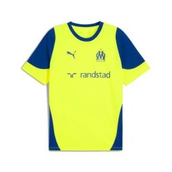 Koszulka treningowa OM 2025/26. Żółte t-shirty sportowe męskie Puma, bez ramiączek, do piłki nożnej. Za 245.00 zł.