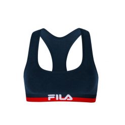 Biustonosz Sportowy Fila Woman Bra FU6048. Niebieskie biustonosze sportowe damskie Fila, bez wzorów. Za 47.99 zł.