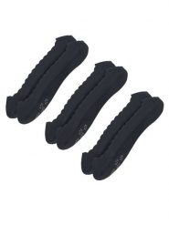 Jenny Fairy Stopki 4WB-001-AW23 (3-pack) Czarny. Czarne skarpetki damskie Jenny Fairy, bez wzorów, z bawełny. Za 39.99 zł.